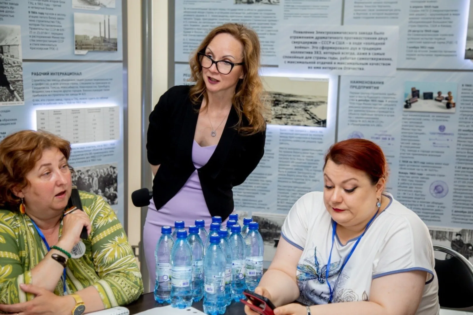Инна Газиева выступает на форуме «Радиус доверия»